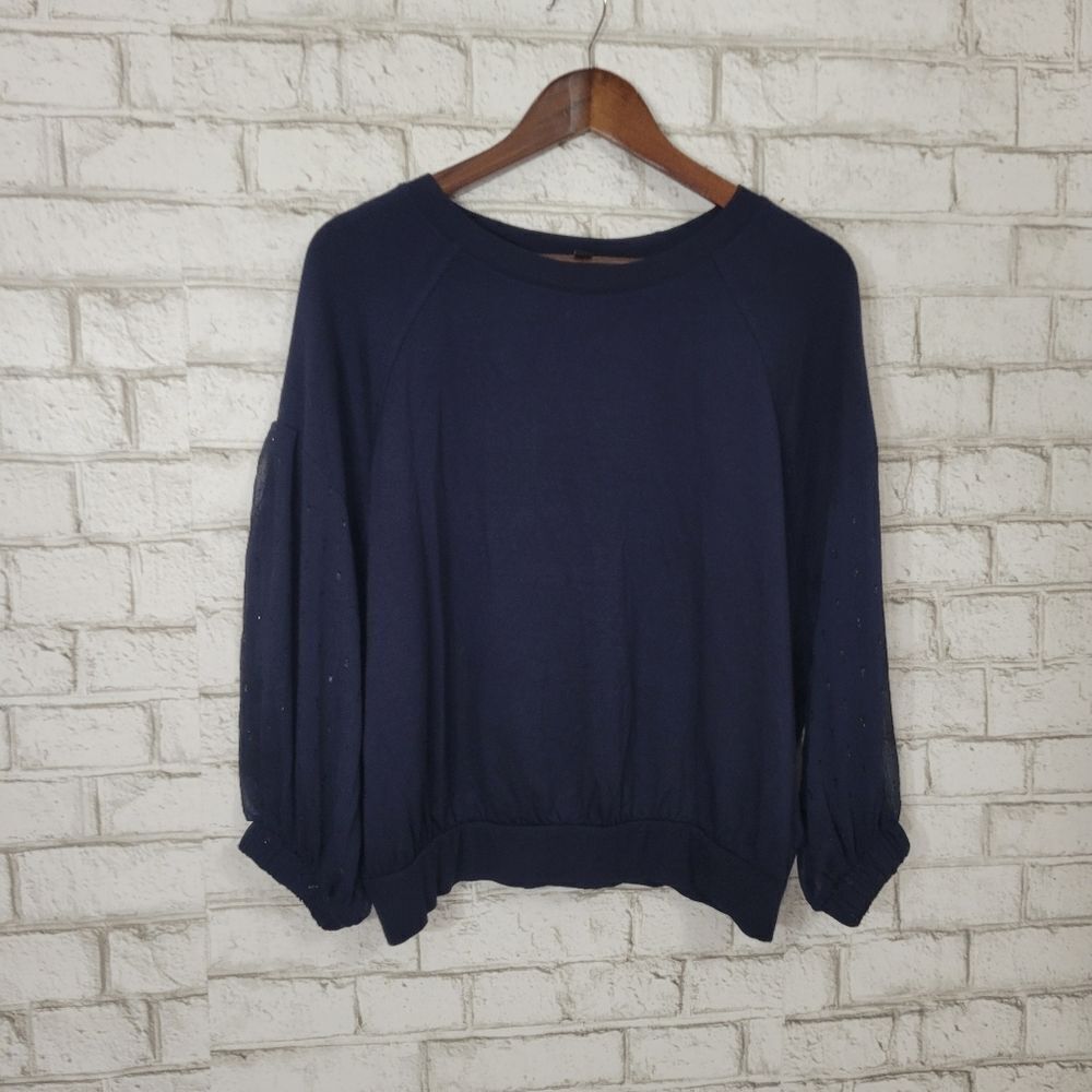 Express‎ cute navy sweatshirt